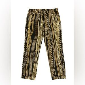 Roberto Cavalli Bling chain vintage pants w YTK modern retro vibe